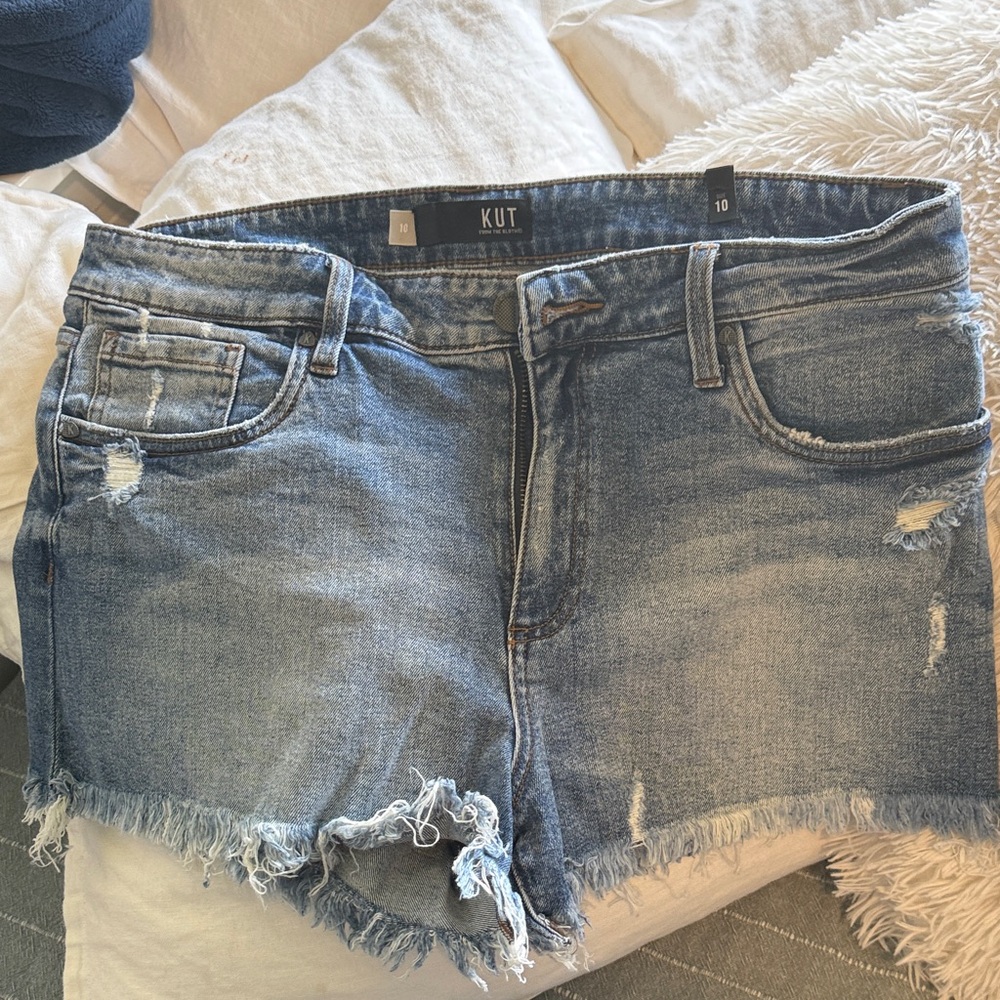 Kut from the Kloth Blue Jean Shorts